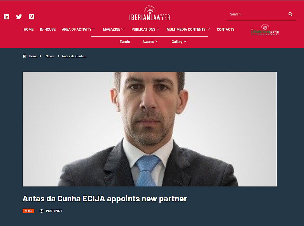 Antas da Cunha ECIJA appoints new partner